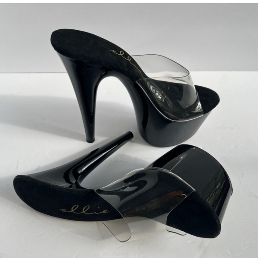 Ellie Heels Platform Shoes Stripper  Pole Dance Stilettos  709-Vanity Mules